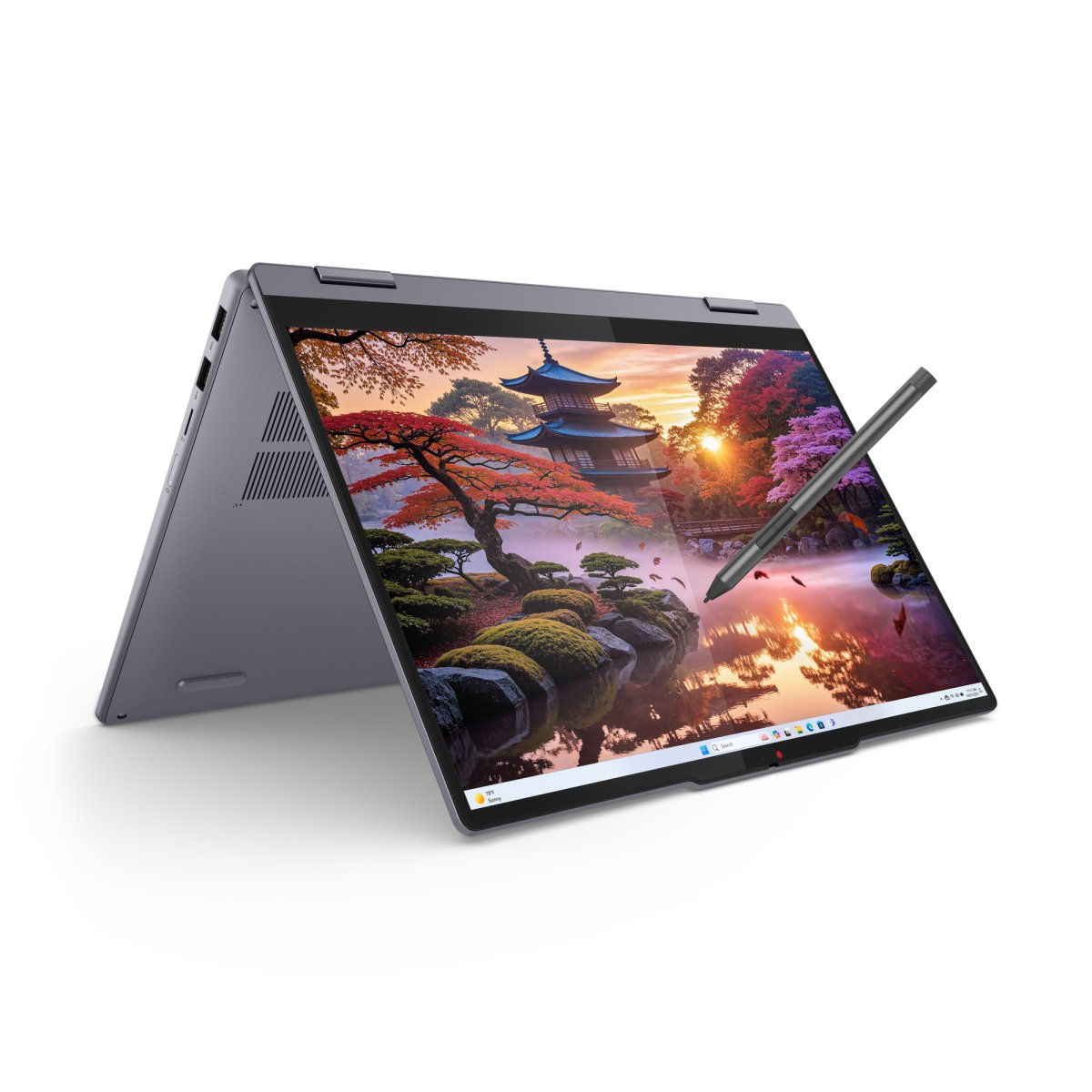 Lenovo IdeaPad 5 2-in-1 14AKP10 Copilot+ PC AMD Ryzen™ AI 7 350 Hybrid (2-in-1) 35.6 cm (14") Touchscreen WUXGA 16 GB LPDDR5x-SDRAM 512 GB SSD Wi-Fi 7 (802.11be) Windows 11 Home English Grey - Image 10