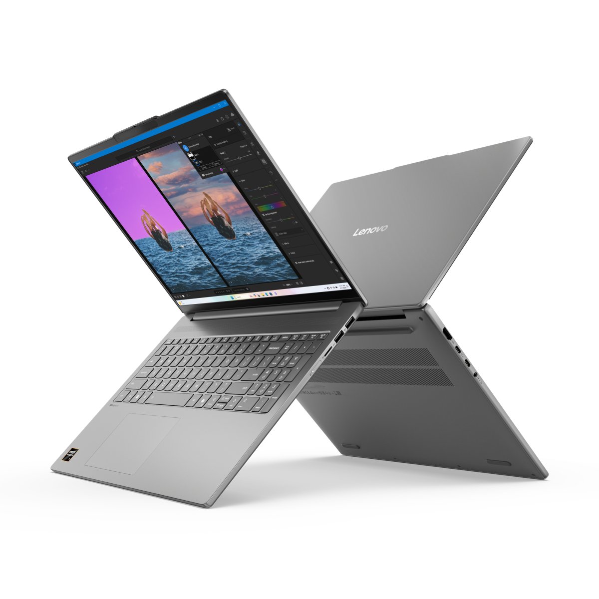 Lenovo IdeaPad Slim 5 16AKP10 Copilot+ PC AMD Ryzen™ AI 5 340 Laptop 40.6 cm (16") WUXGA 24 GB DDR5-SDRAM 1 TB SSD Wi-Fi 7 (802.11be) Windows 11 Home English Grey - Image 4