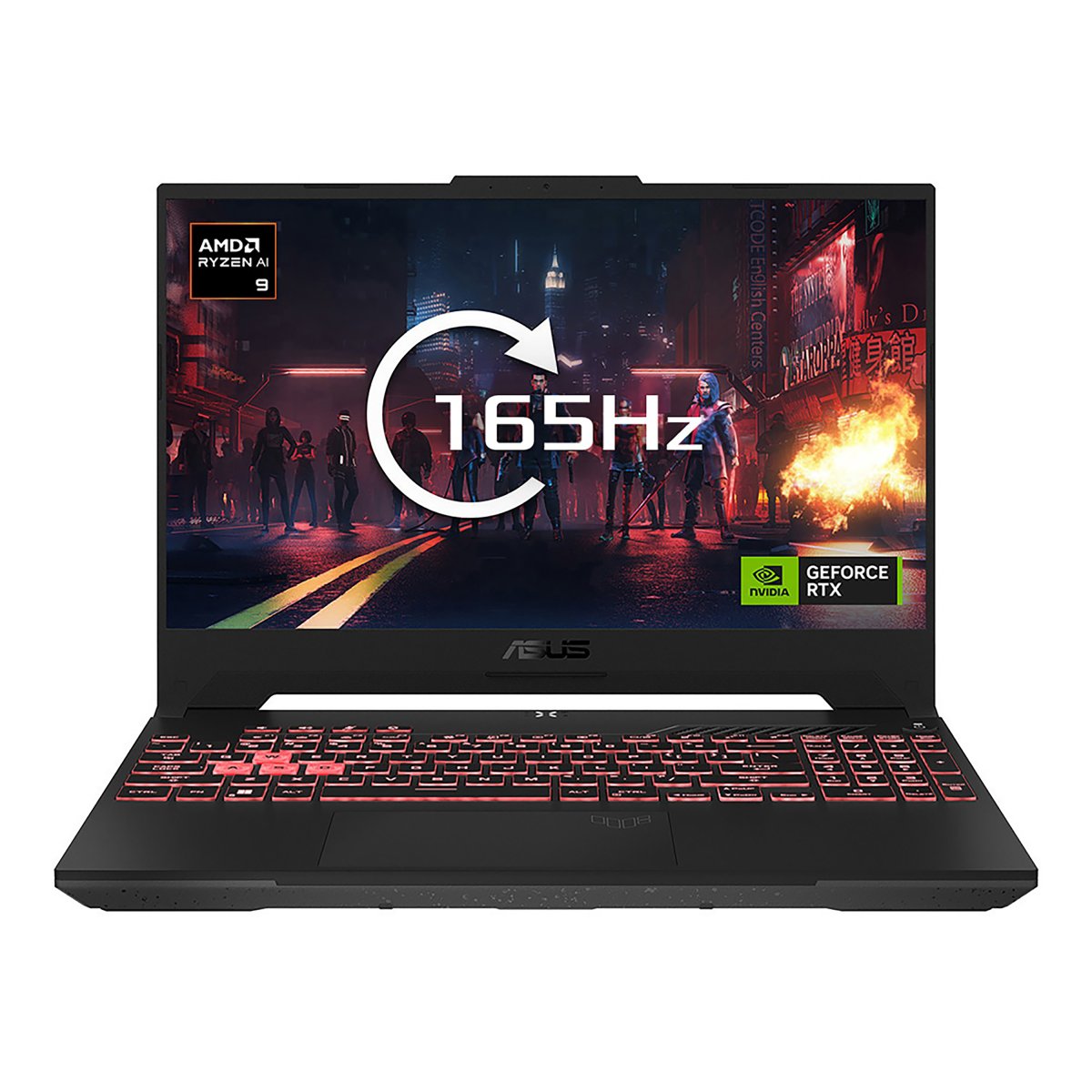 ASUS TUF Gaming A15 FA507UI-HQ008W AMD Ryzen™ 9 8945H Laptop 39.6 cm (15.6") Wide Quad HD 32 GB DDR5-SDRAM 1 TB SSD NVIDIA GeForce RTX 4070 Wi-Fi 6 (802.11ax) Windows 11 Home Grey - Image 2