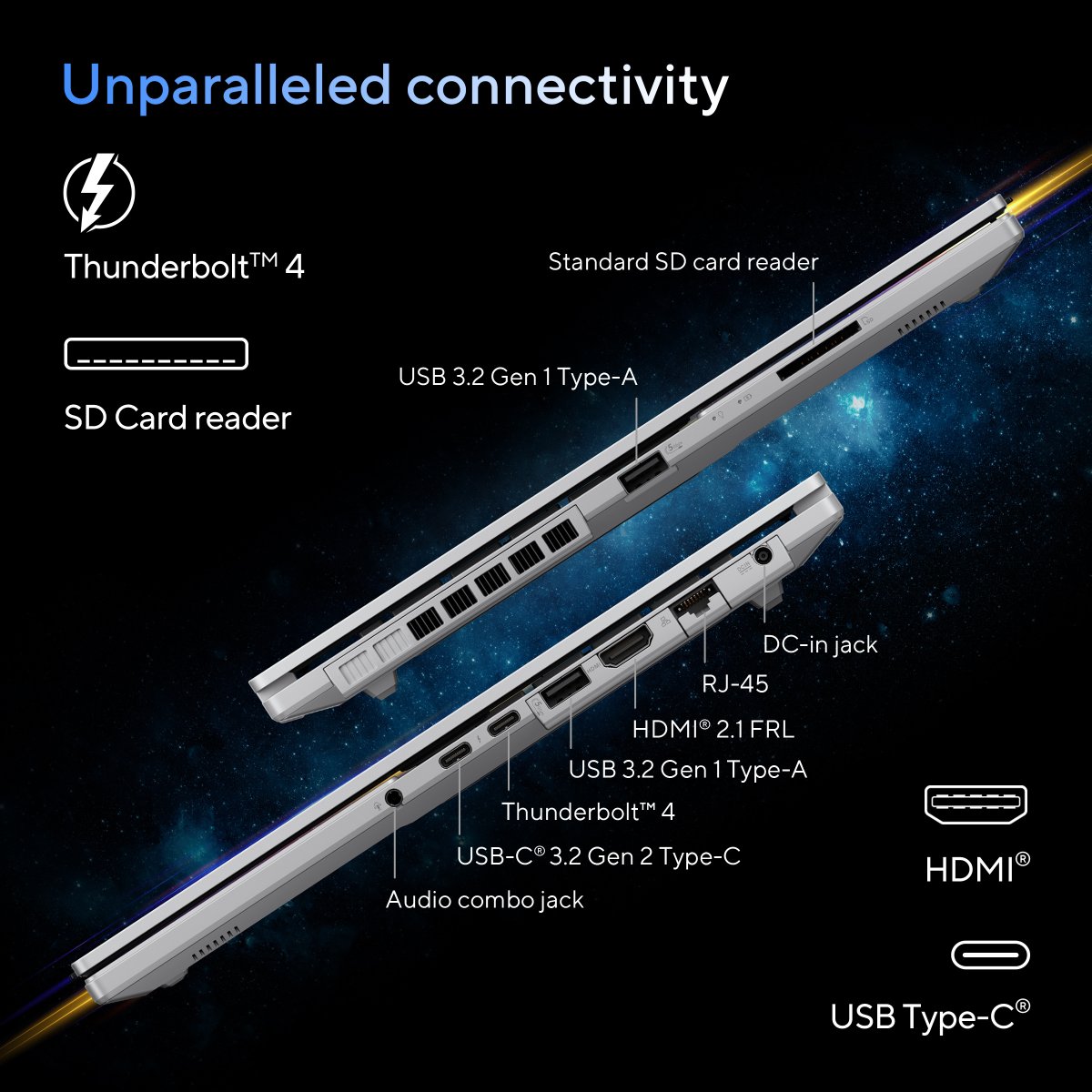 ASUS Vivobook Pro 15 OLED N6506CU-MA031W Copilot+ PC Intel Core Ultra 9 285H Laptop 39.6 cm (15.6") 3K 16 GB DDR5-SDRAM 1 TB SSD NVIDIA GeForce RTX 4050 Wi-Fi 6E (802.11ax) Windows 11 Home Grey - Image 24