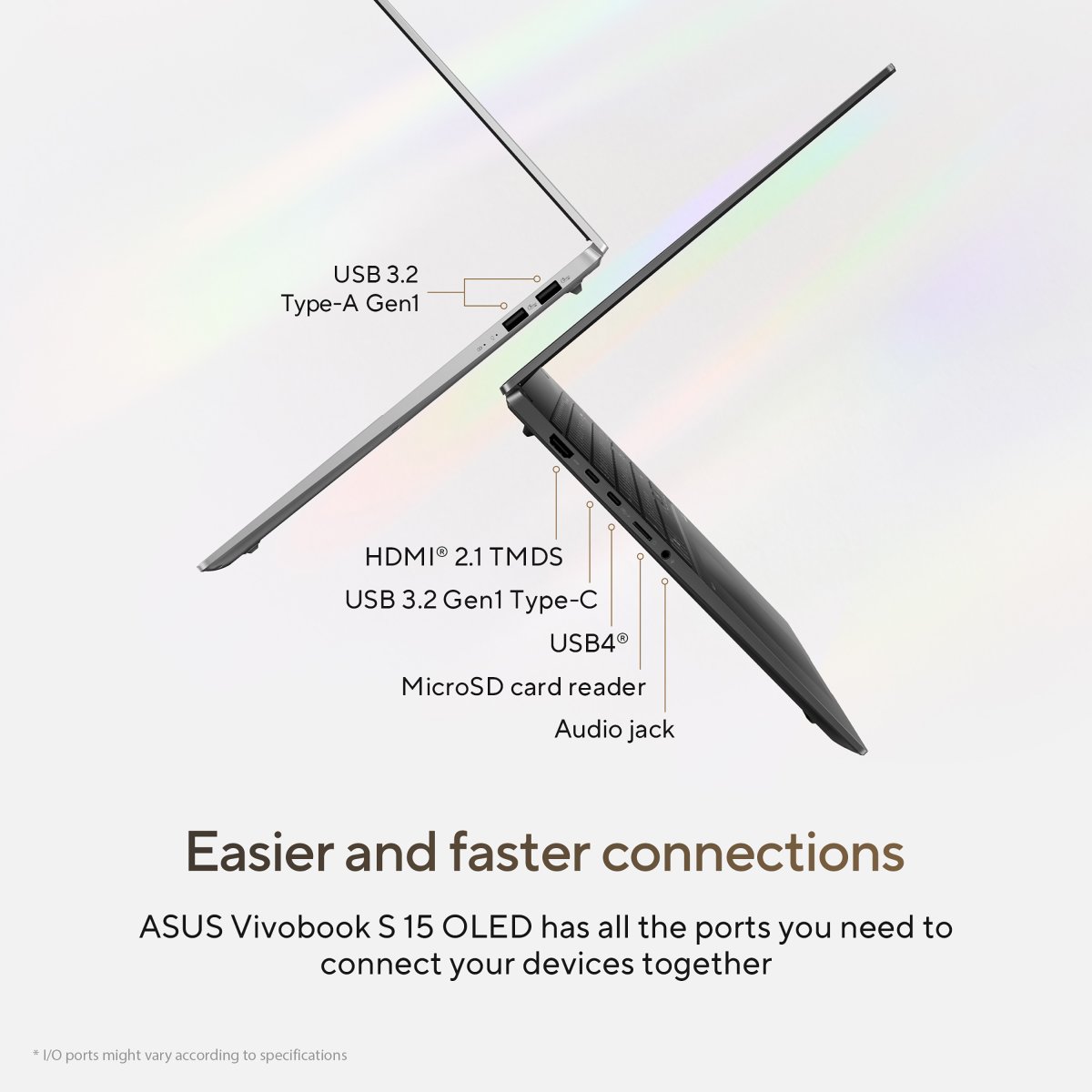 ASUS Vivobook S15 OLED M5506WA-MA042W AMD Ryzen AI 9 365 Laptop 39.6 cm (15.6") 3K 32 GB LPDDR5x-SDRAM 1 TB SSD Wi-Fi 6E (802.11ax) Windows 11 Home Silver - Image 20