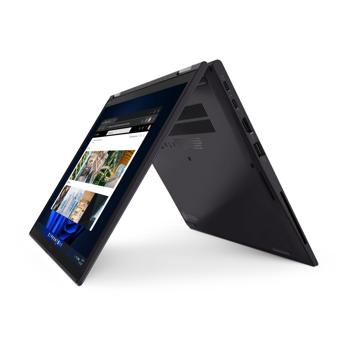 Lenovo ThinkPad X13 Yoga Gen 3 Intel® Core™ i5 i5-1235U Hybrid (2-in-1) 13.3" Touchscreen WUXGA 16 GB LPDDR4x-SDRAM 256 GB SSD Wi-Fi 6E (802.11ax) Windows 11 Pro UK English Black - Image 12