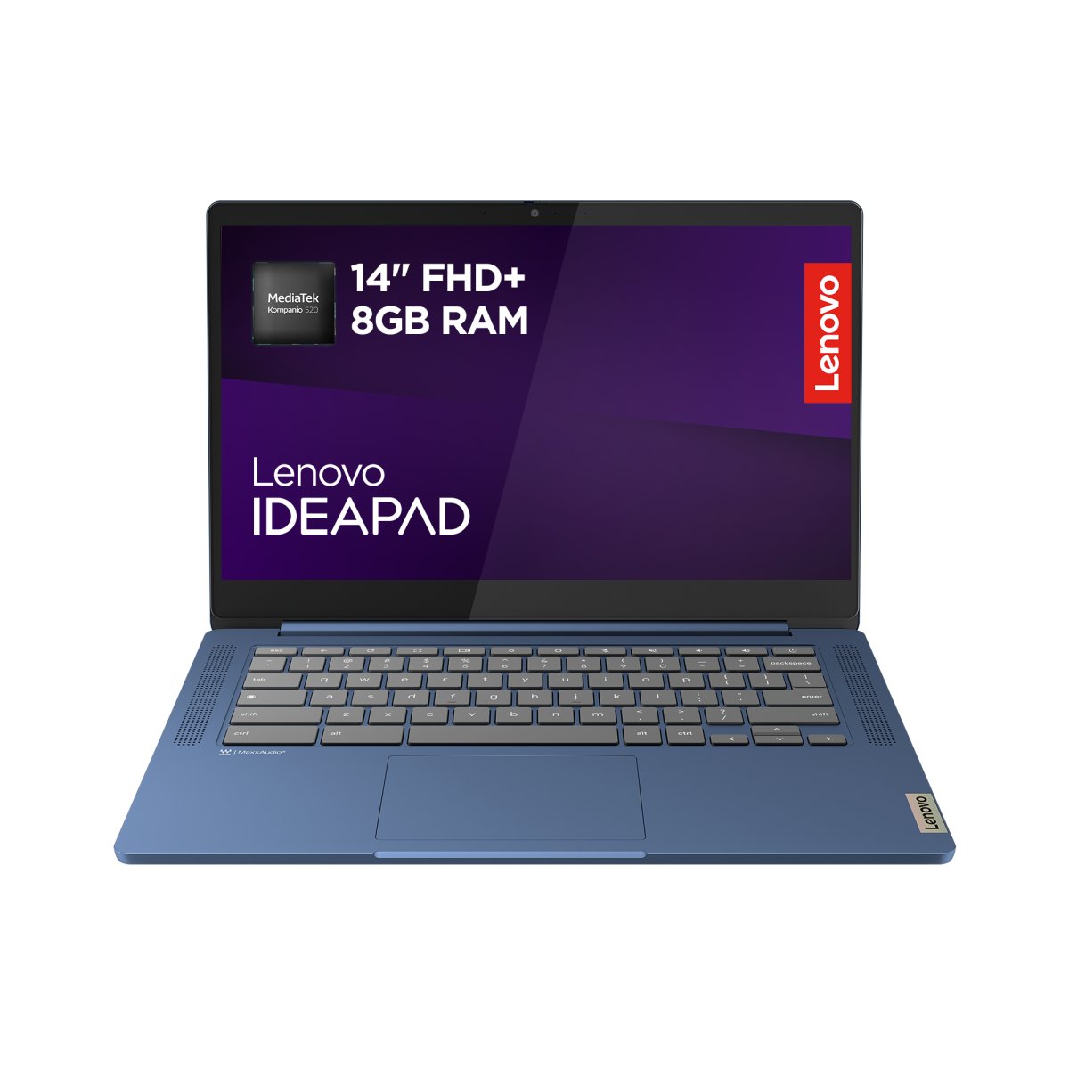 Lenovo IdeaPad Slim 3 14inch FHD MediaTek Kompanio 520 8GB RAM 128GB eMMC Chromebook Abyss Blue