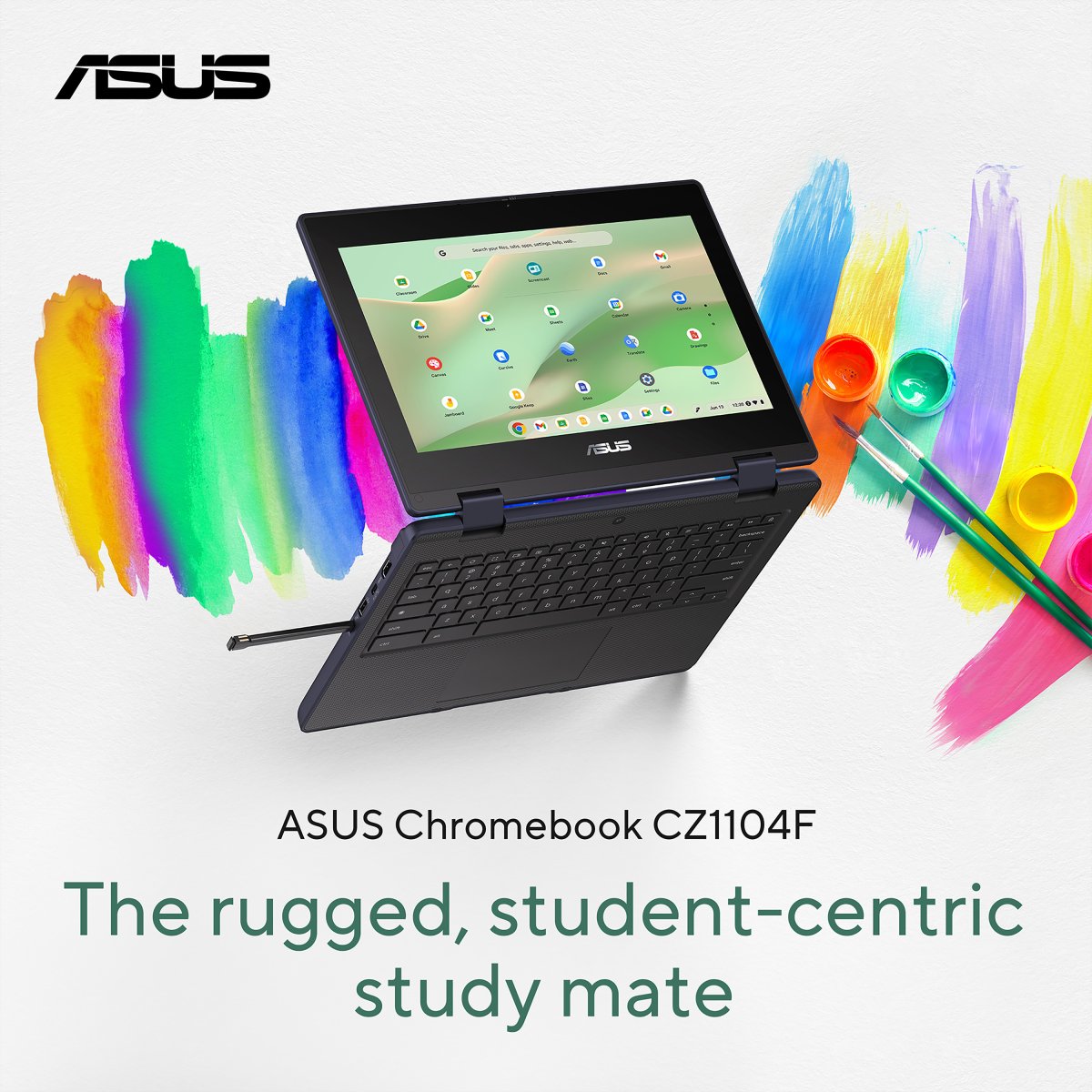 ASUS Chromebook CZ11 Flip CZ1104FM4A-NS0029 MediaTek Kompanio Kompanio 540 29.5 cm (11.6") Touchscreen HD 4 GB LPDDR4x-SDRAM 64 GB eMMC Wi-Fi 6 (802.11ax) ChromeOS UK English Grey - Image 12